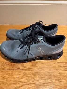 On Running Women’s Cloud Shoes in Light Blue and Black